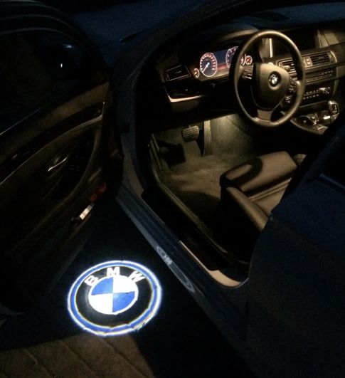 Штатная подсветка дверей проекция BMW БМВ E39 E53 E70 E60 E90 F10 F30