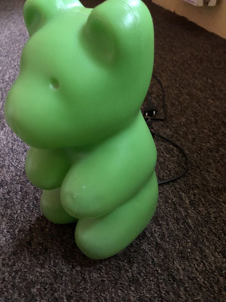 Lampka miś Haribo zielony