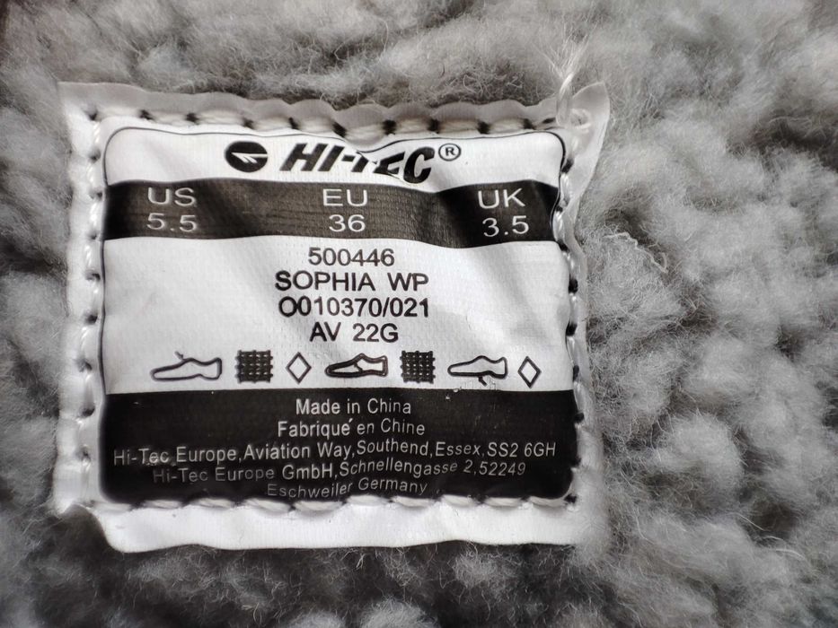 ОРИГІНАЛ 100%! Черевики утеплені Hi-Tec Sophia Waterproof