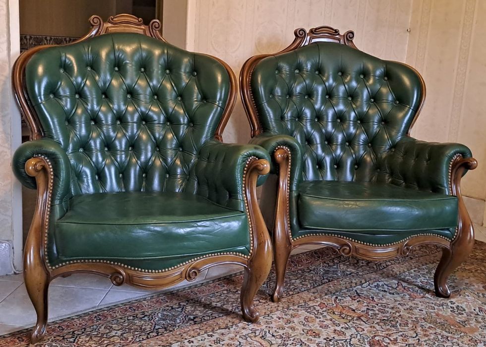 Cadeirao Verde muito confortavel