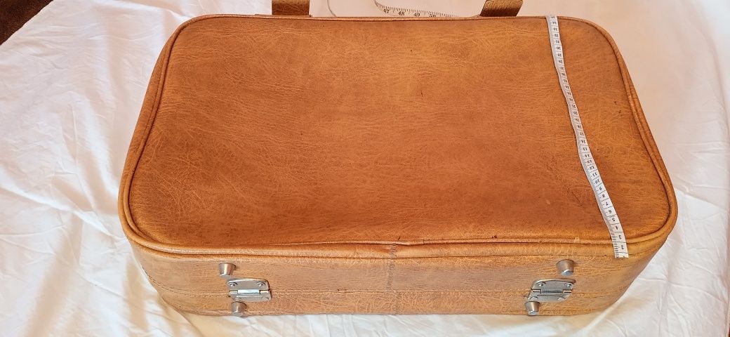 Чемодан шкіряний вінтажний часів срср 550грн.