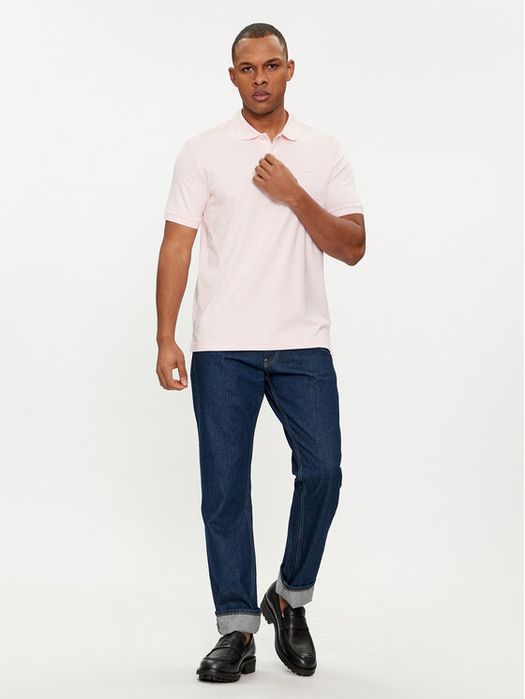 Koszulka polo jasnoróżowa Calvin Klein M