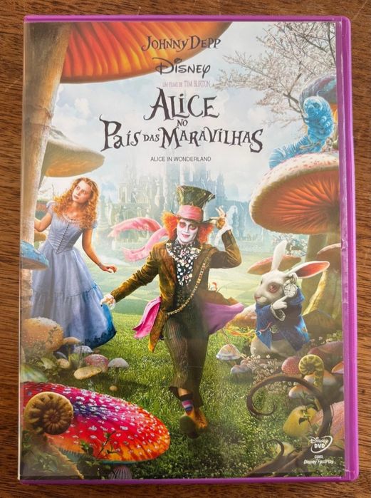 DVD Disney Alice no país das maravilhas