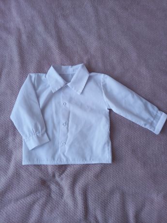 Biała elegancka koszula dla chłopca,  rozmiar 80, jak nowa, markowa