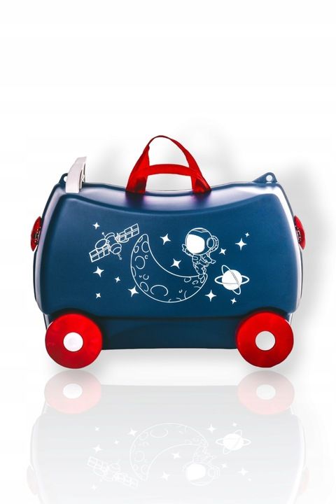 Walizka Dziecięca Jeżdżąca Podróżna Na Kólkach Jeździk Magic Travel Sp
