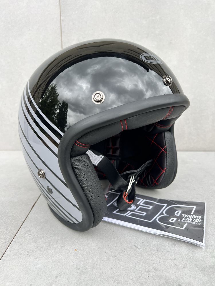 BELL CUSTOM 500 kask motocyklowy orzeszek retro otwarty rozm L NOWY