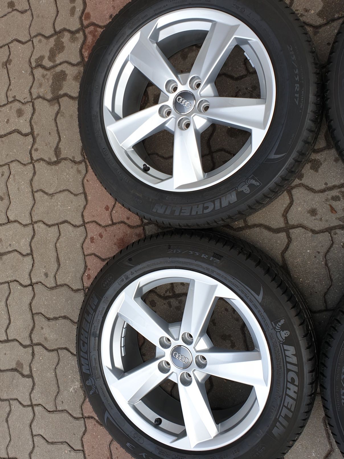 NOWE Koła Letnie Alu 17" Audi Q2 A6 C6 VW T-Roc Skoda Karoq 5x112 Oryg