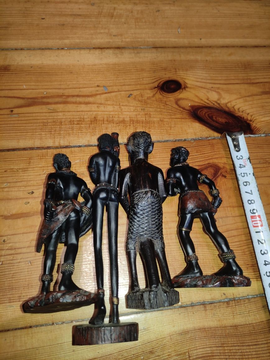 ‼️Figurki Afrykańskie afrykańscy wojownicy zestaw 4 figurki