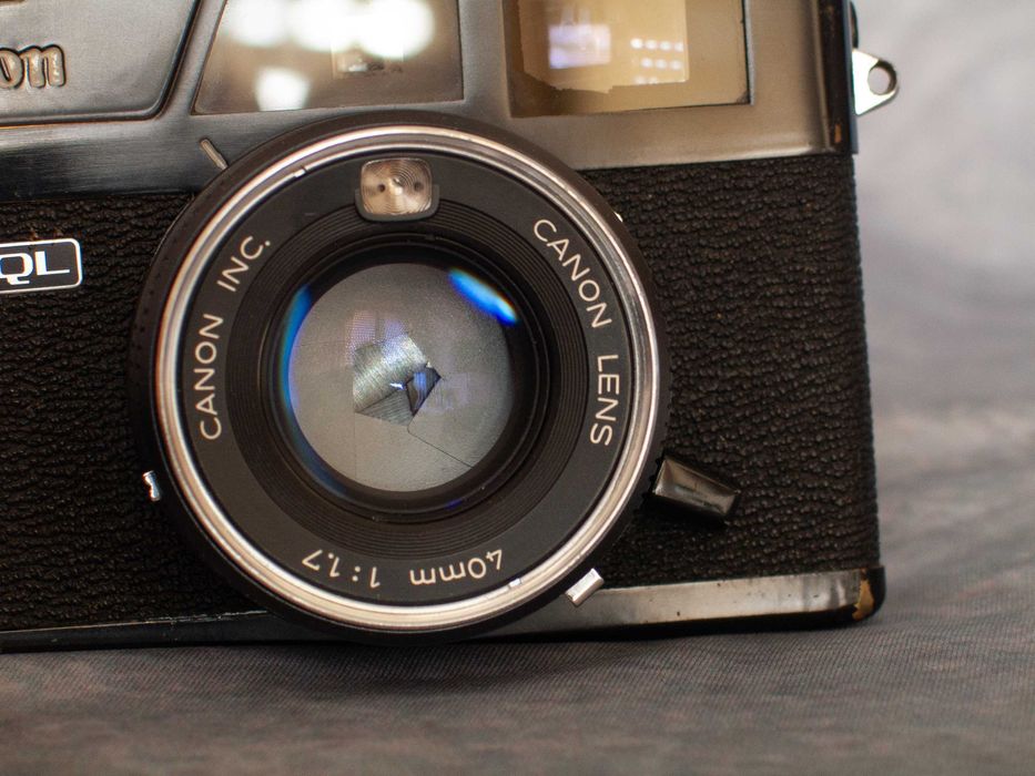 Canon New Canonet QL17-L (L significa Luxe) (Raro)