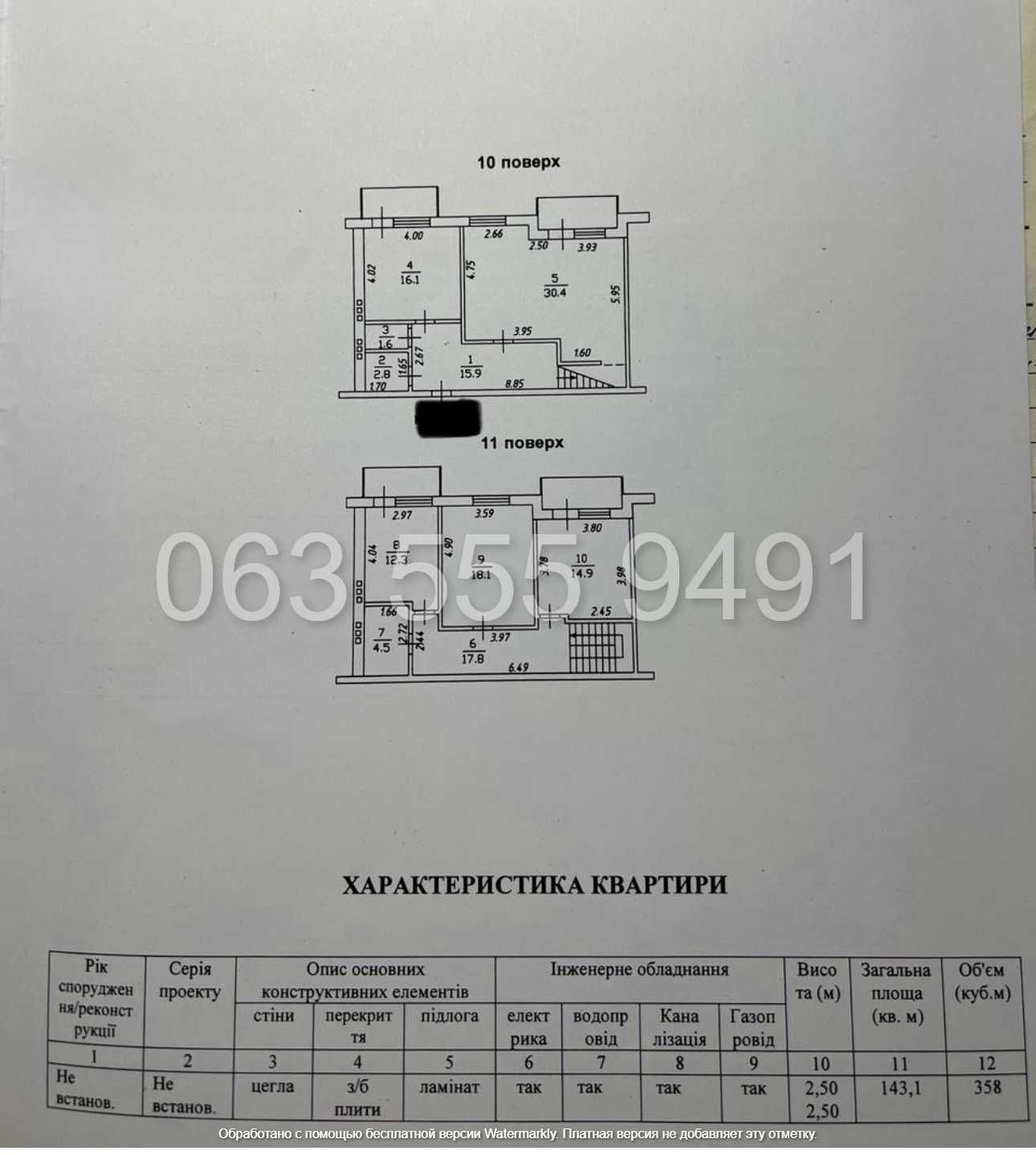 ПАРК ПОБЕДЫ 3 ком+кухня-гостиная 143 м2 Кирпичный Газовый Дом ГОВОРОВА