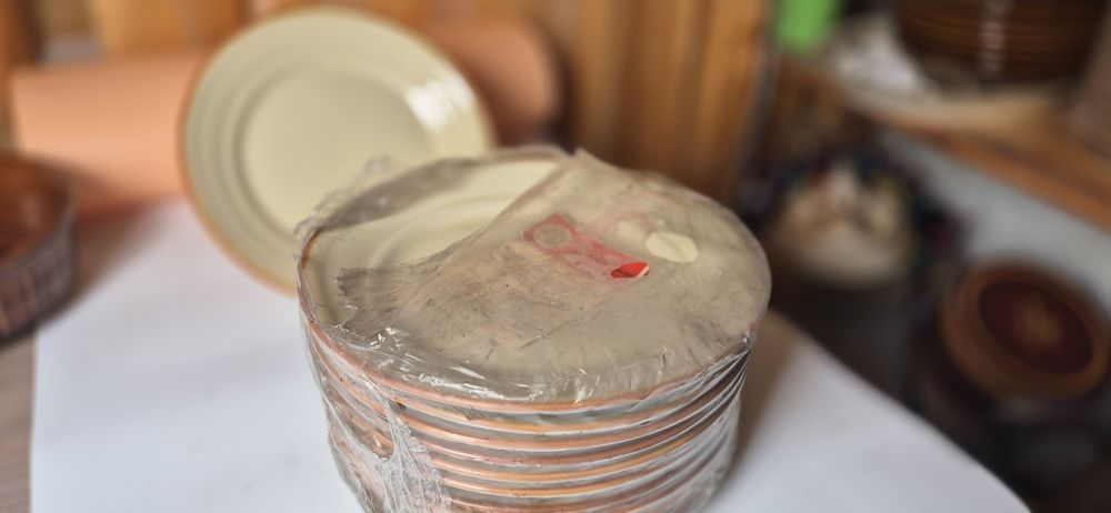 Tułowice nowy komplet obiadowy talerze Betty dla 12 osób z metką