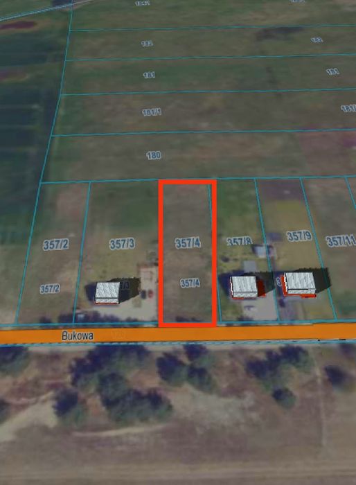 Działka budowlana  2002 m2