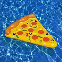 Boia colchão insuflável piscina / praia -  fatia de pizza.