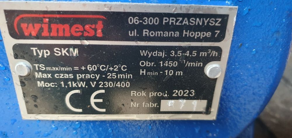 Pompa hydroforowa 1 fazowa