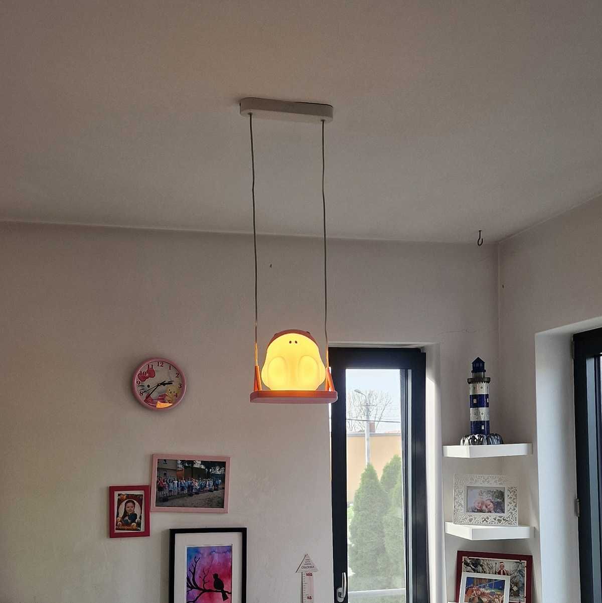 Lampa wisząca Philips Buddy różowa, dziecięca - ZESTAW 2 szt.