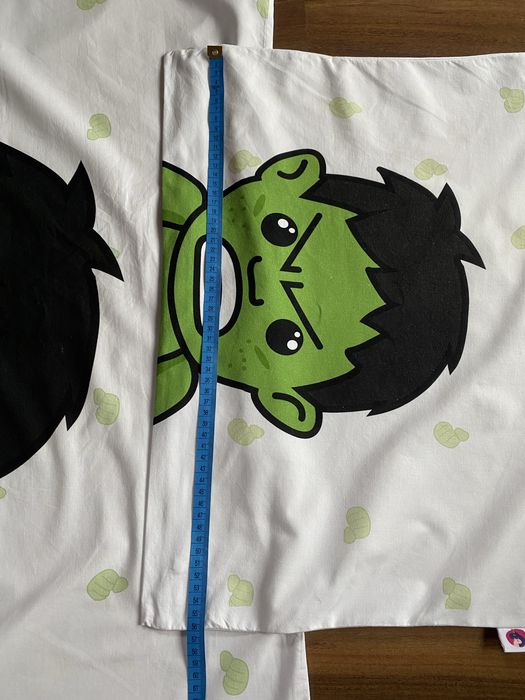 Pościel dziecięca Hulk chłopiec 120x90 cm – bawełna, szyta w Polsce