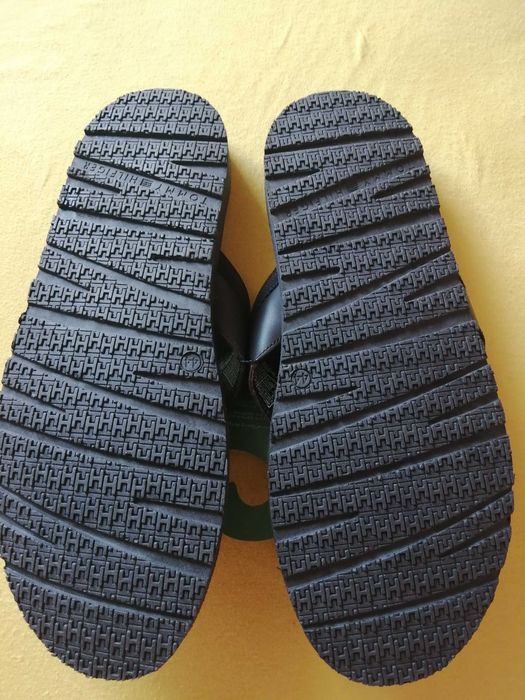 Klapki męskie skórzane Tommy Hilfiger 44 Nowe 28cm