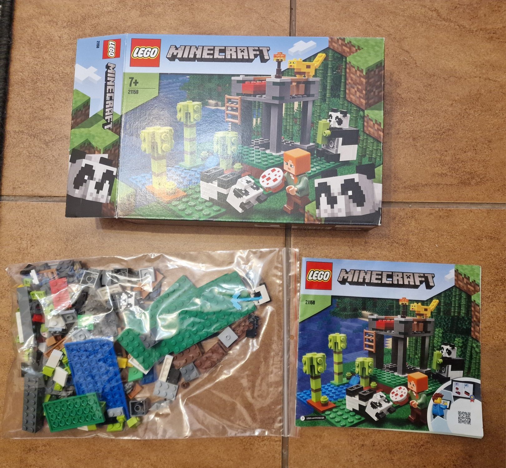 Lego 21158, Minecraft Żłobek dla pand