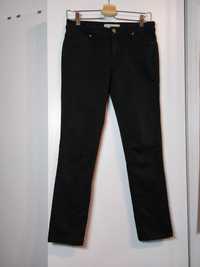 Czarne spodnie jeansowe Zara 38/M czarne rurki dżinsowe dżinsy skinny