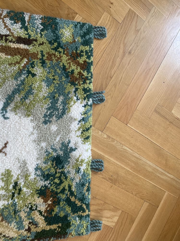 Gobelin Junghans-Wolle 52055 AACHEN Wertvolle Handarbeit rękodzieło