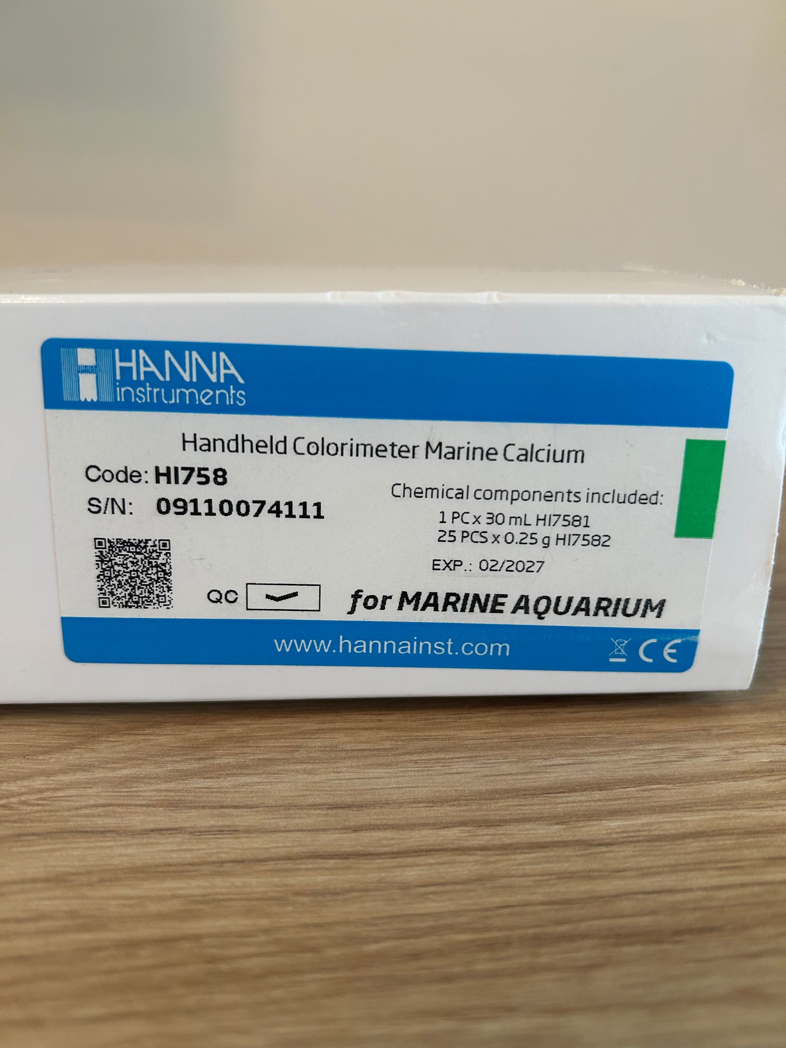 Fotometr HI758 akwarium morskie- Hanna Instruments (wapń)