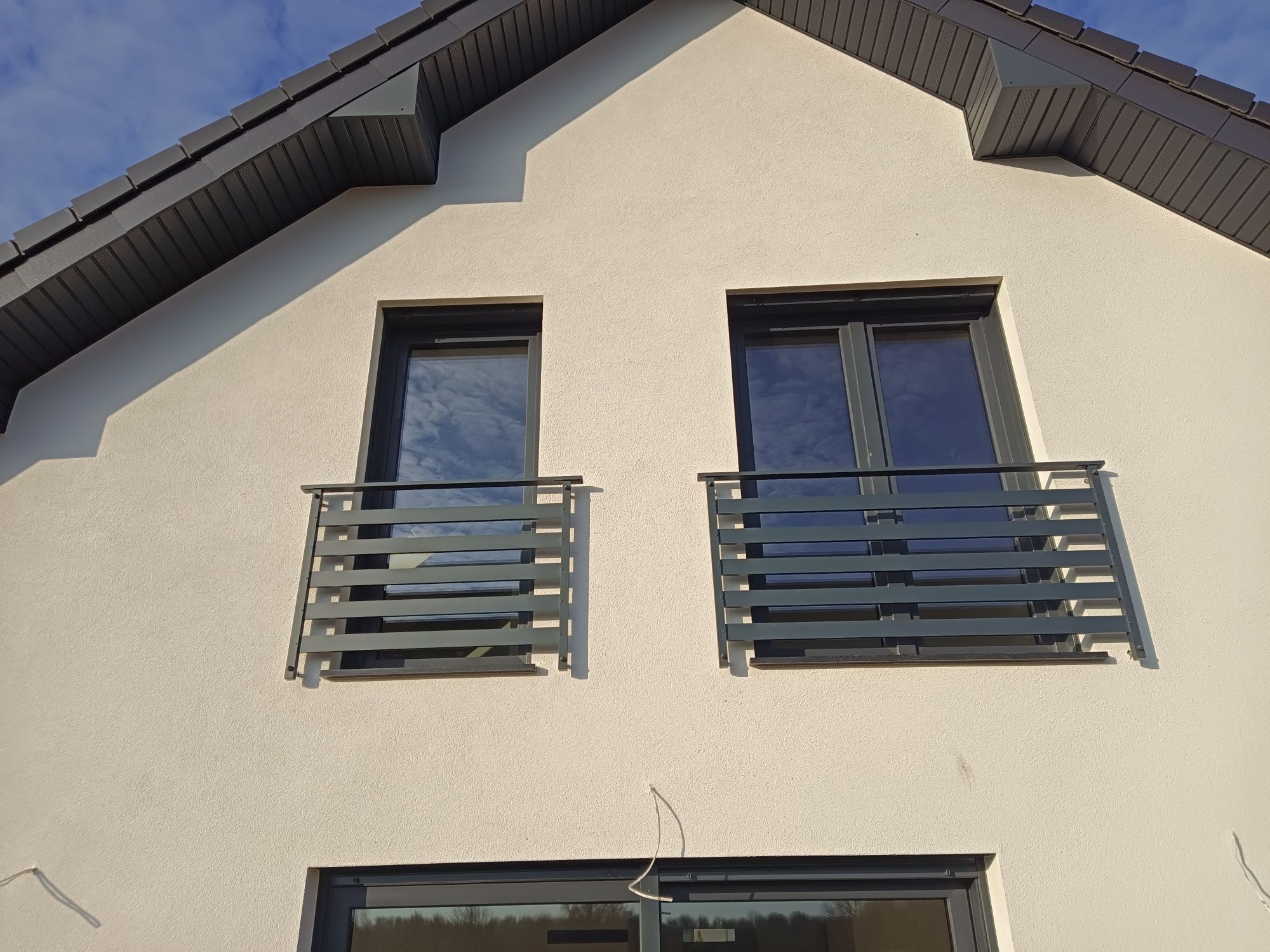 Balustrada, balustrady malowane proszkowo, aluminium