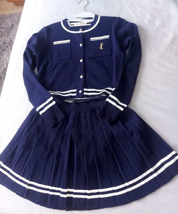 Komplet damski dzianina