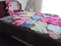 lote de roupa de menina bebé a boneca cor de rosa