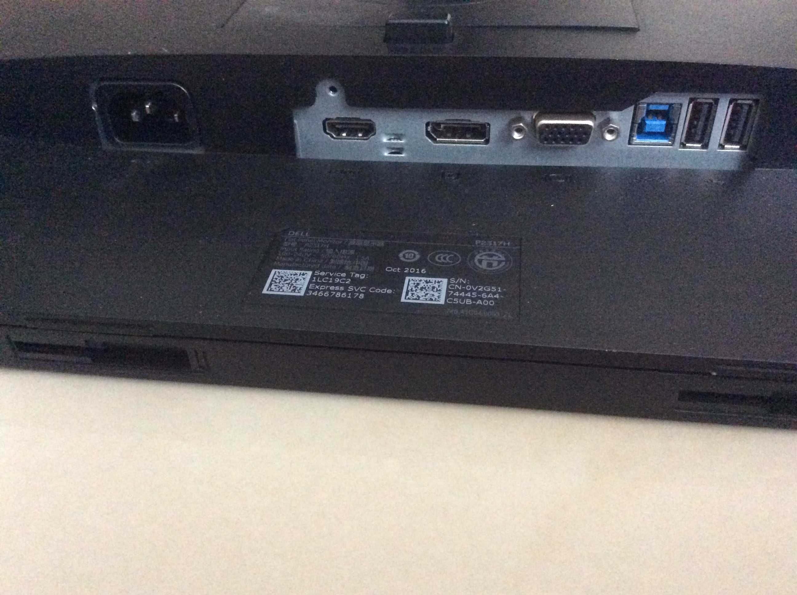 Monitor LED Dell 23'' Full HD ,HDMI,DisplayPort,VGA,USBx5