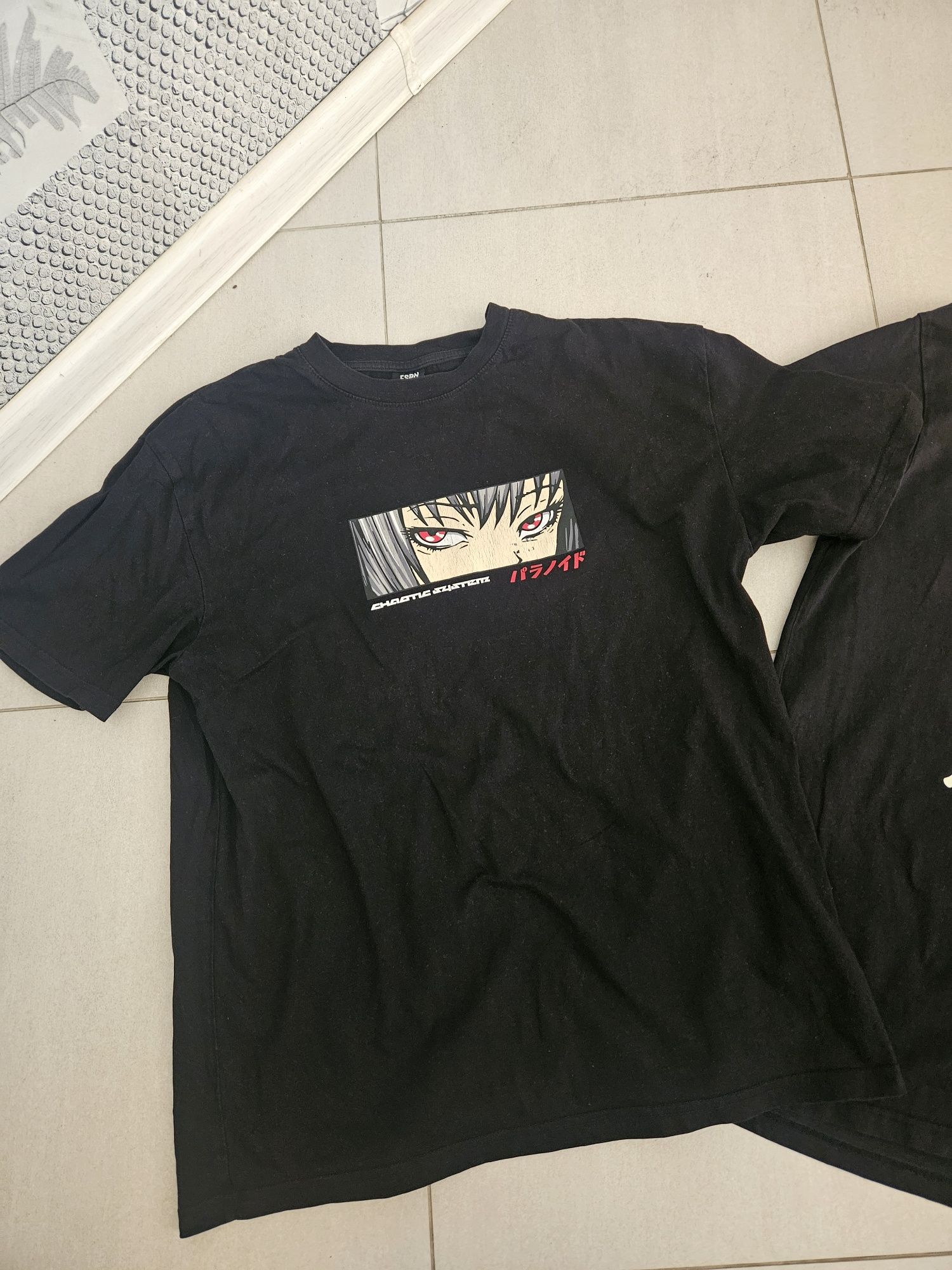 3 t-shirty męskie L cropp i c&a czarne stan bdb