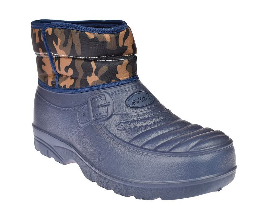 Kalosze ocieplane lekkie śniegowce na rzepy 4773-8 nv roz. 43