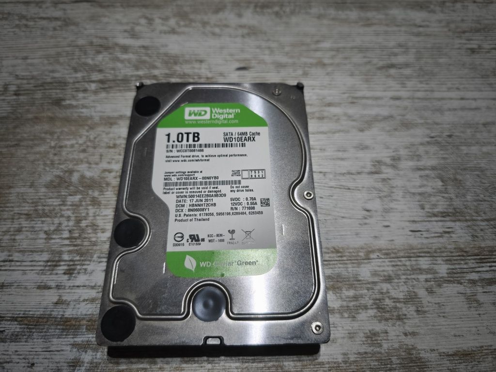 Dysk WD 1TB SATA 64MB cache