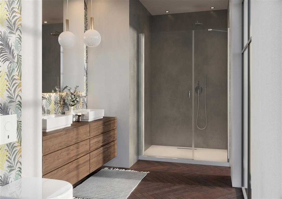 Szyby Radaway NES DWS 110 LEWE - drzwi + ścianka. Szkło hartowane 6 mm