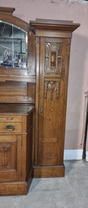 Kredens Secesyjny Dębowy