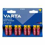 VARTA LONGLIFE MAX POWER Bateria alkaliczna Varta AA R6 1.5V 8 szt