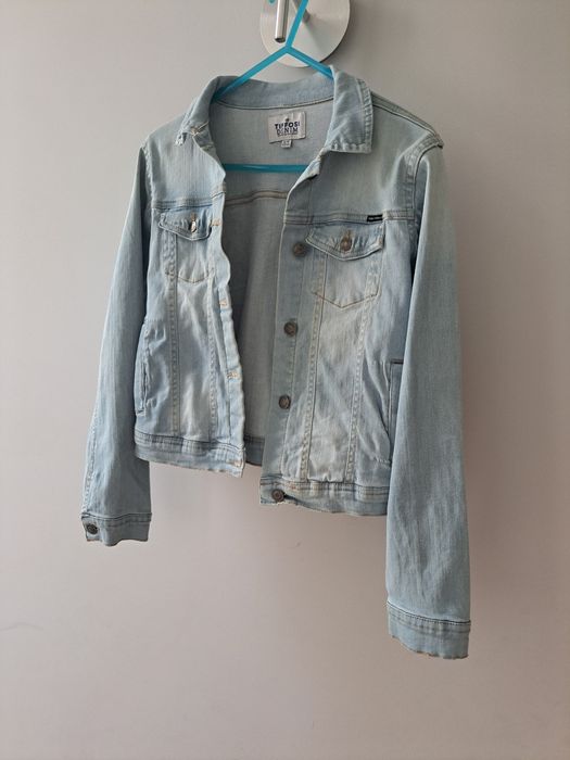 Casaca de ganga de menina de 11 anos