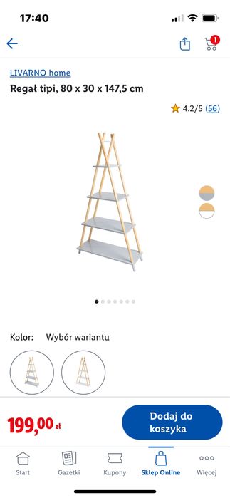 Regał dla dziecka Livarno