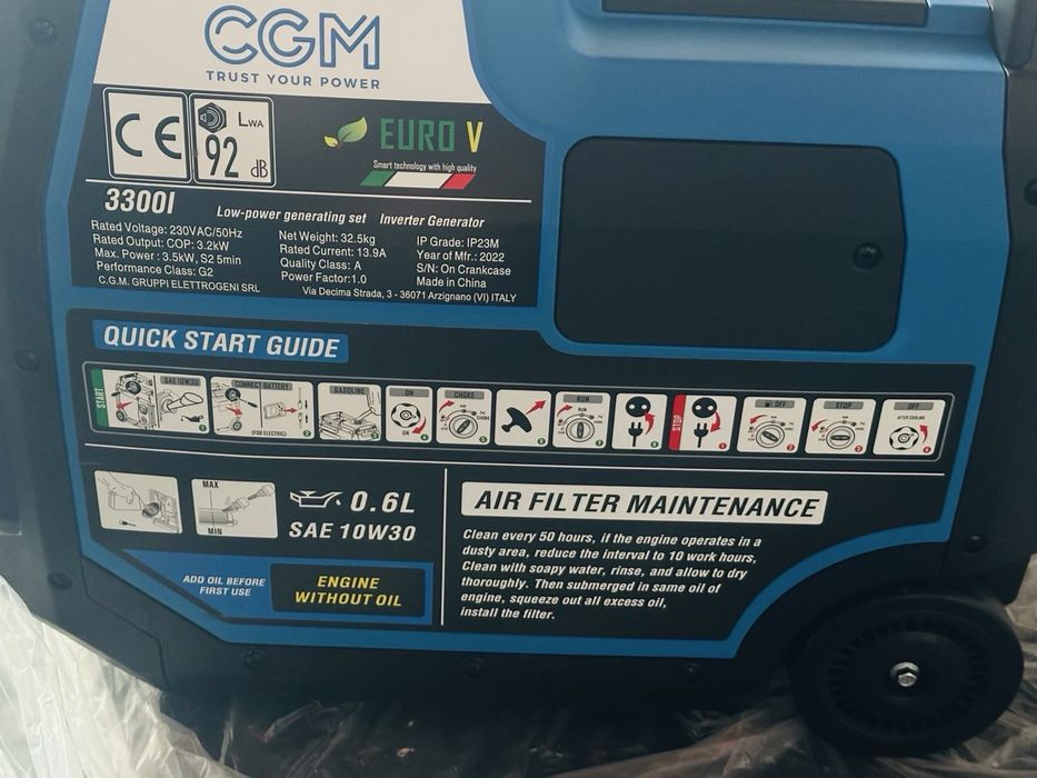 Інверторний генератор CGM 3300I