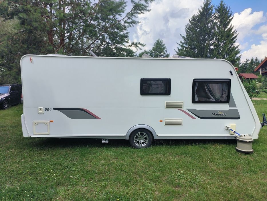 Elddis mover namiot łóżko małżeńskie oddzielny prysznic niskie dmc
