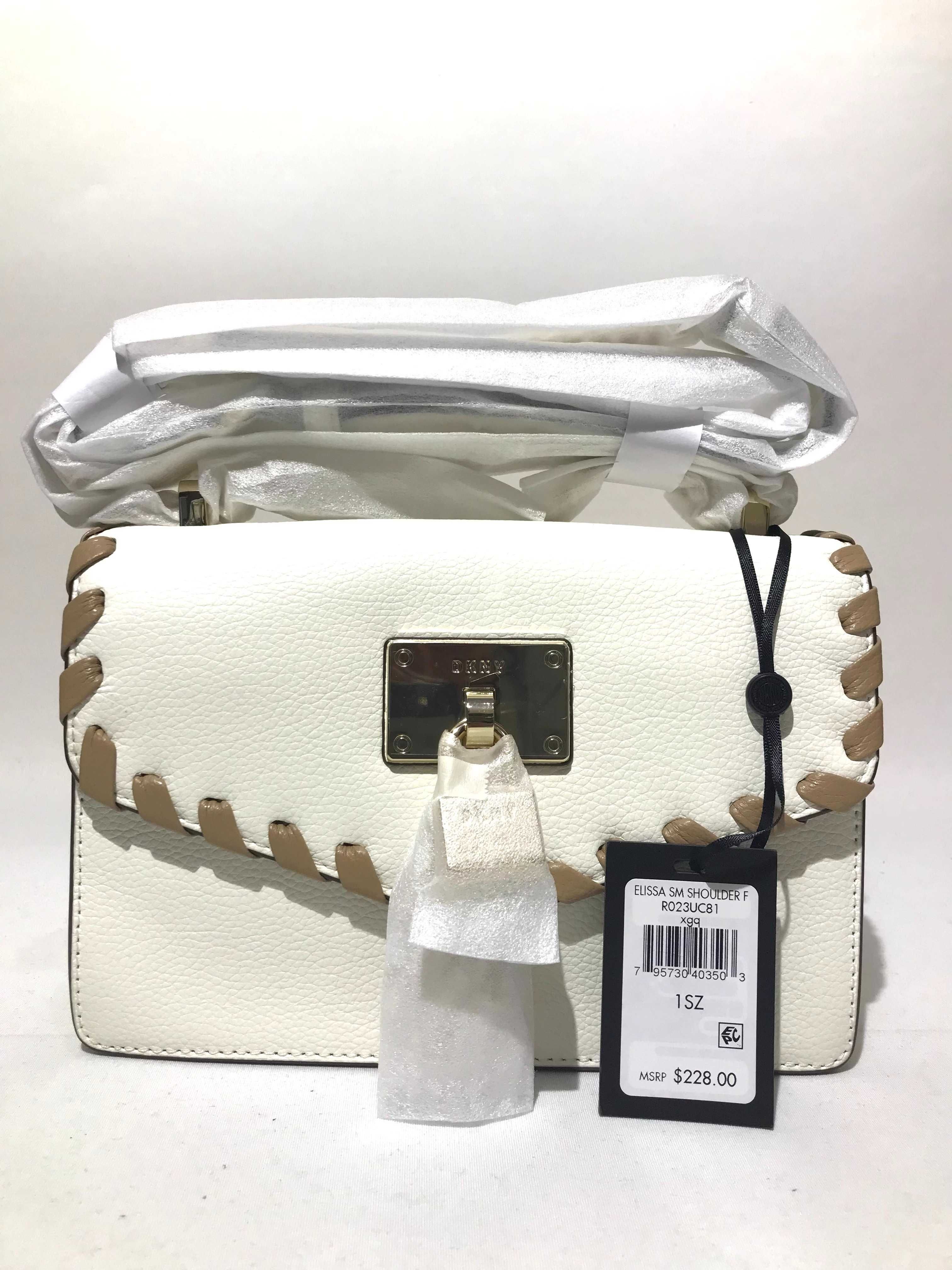 Сумка шкіряна DKNY Elissa Flap Shoulder Bag R023UC81 оригінал