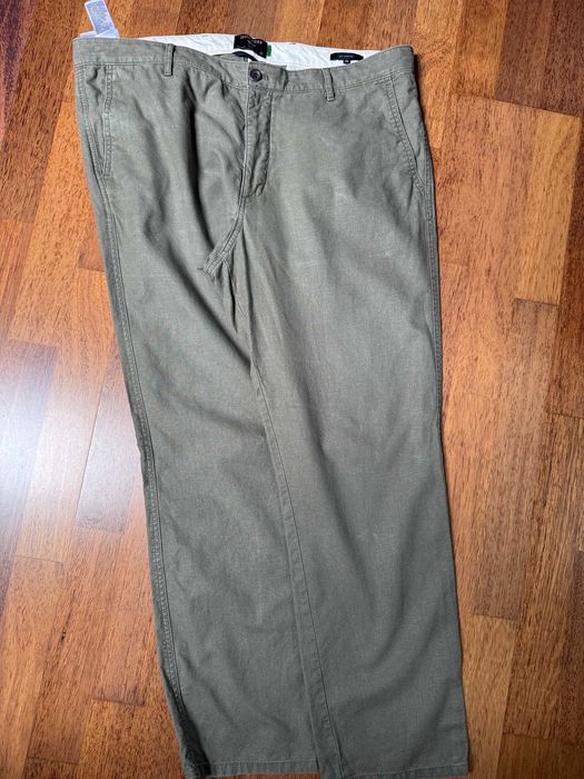 Spodnie Dockers Levi’s Levis 38W 32L bawełna len khaki