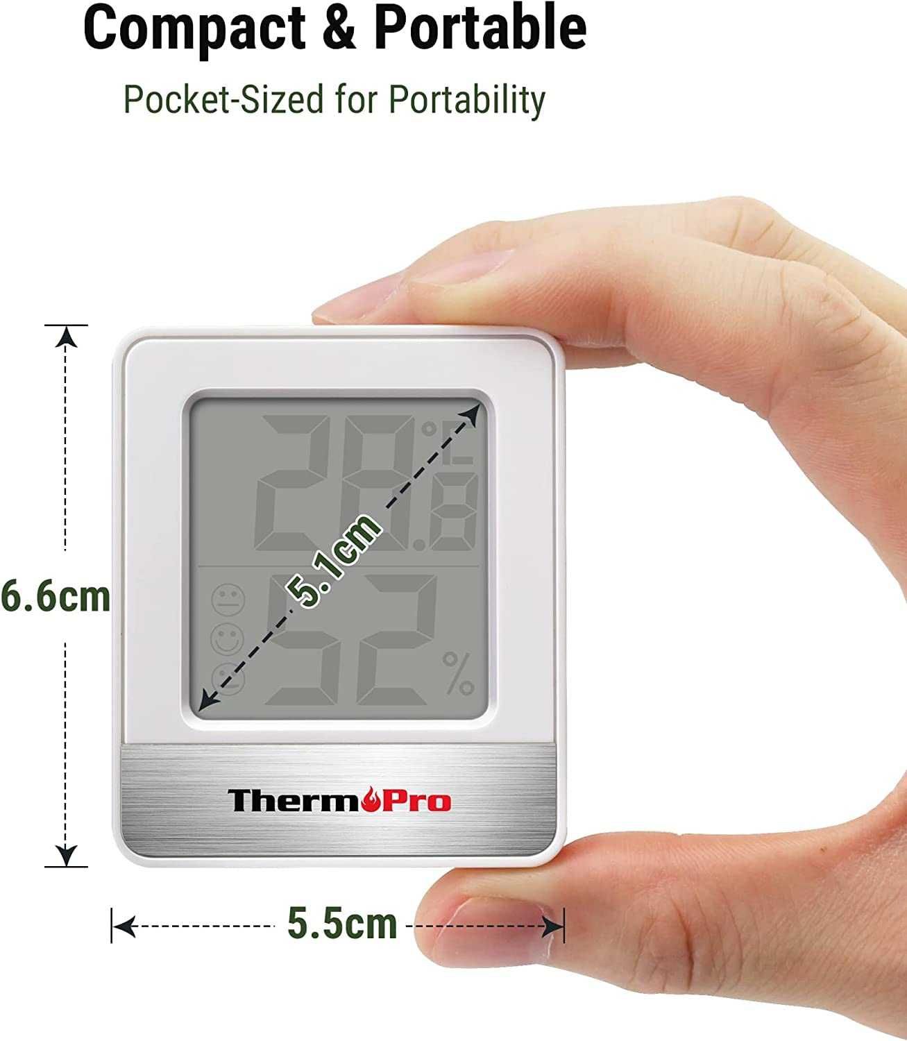 ThermoPro TP49 Czujnik temperatury. Termometr z funkcją higrometru