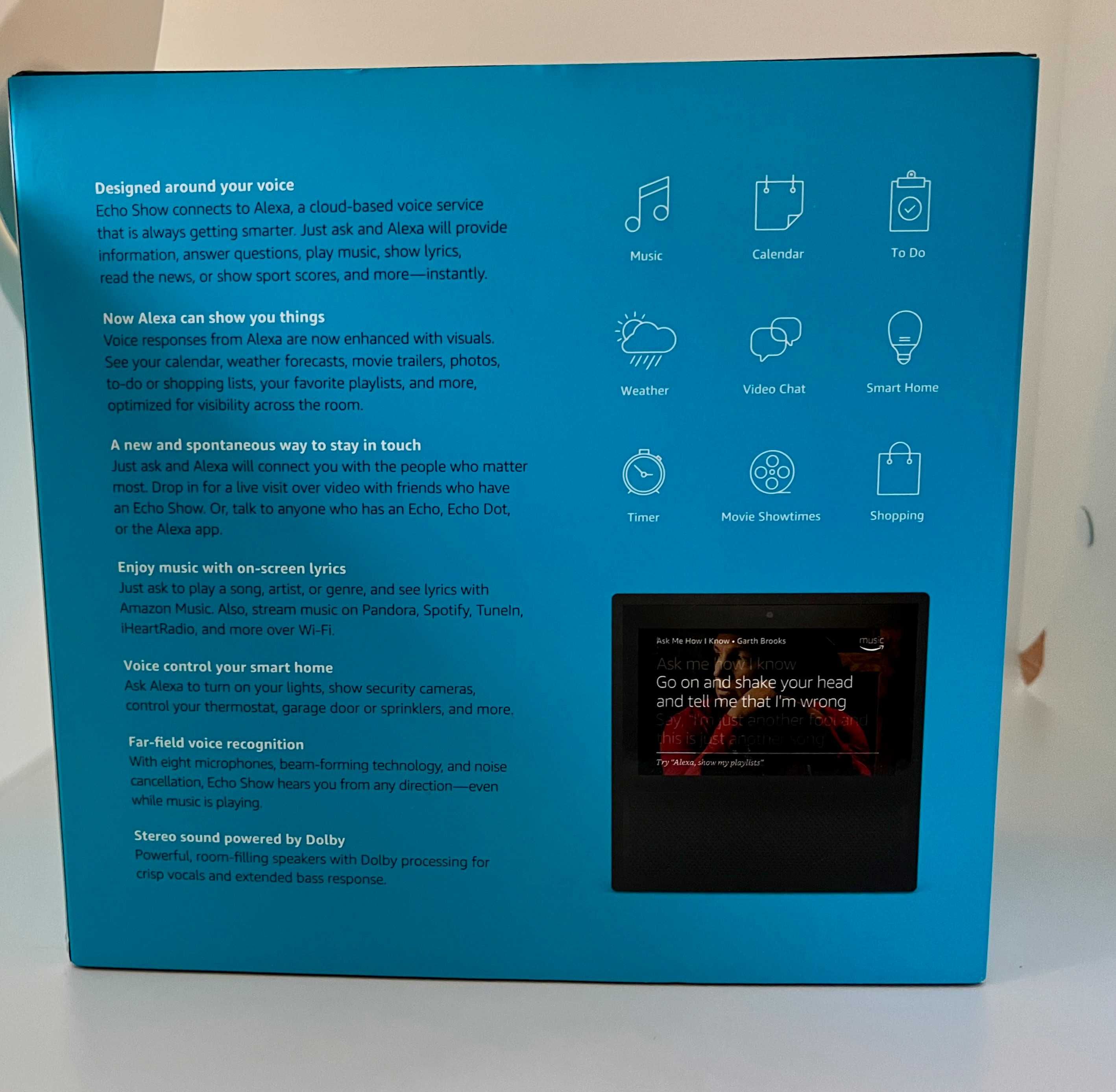 Assistente Virtual Amazon Echo Show – 7 polegadas