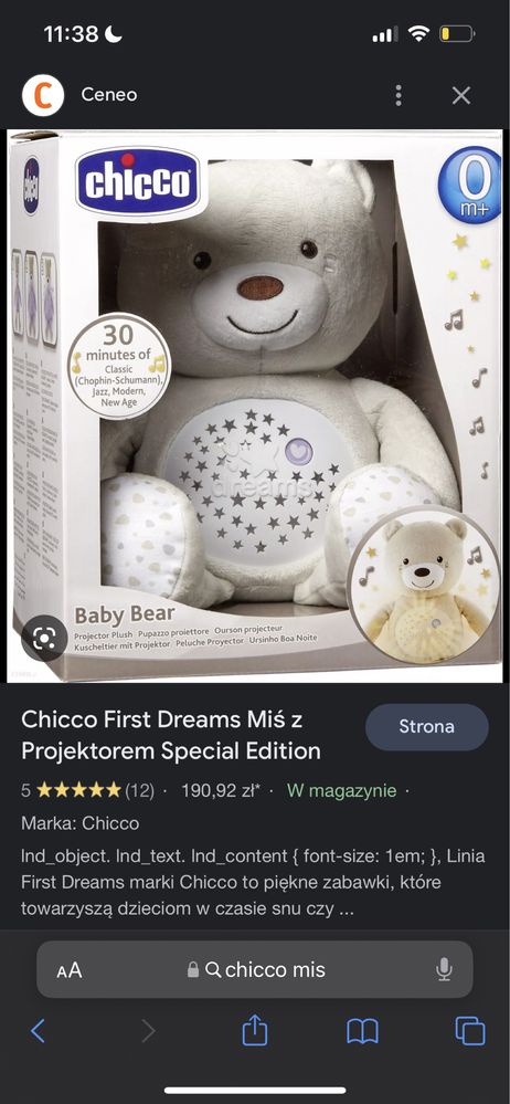 Miś dreams Chicco