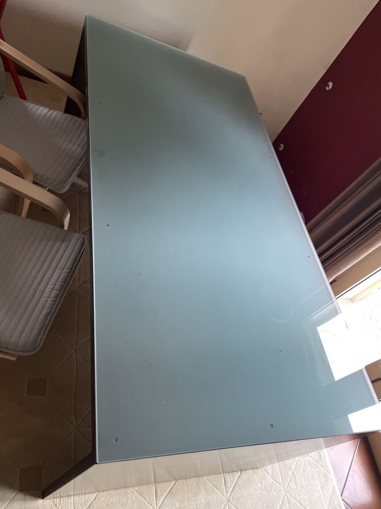 Mesa jantar de madeira mociça