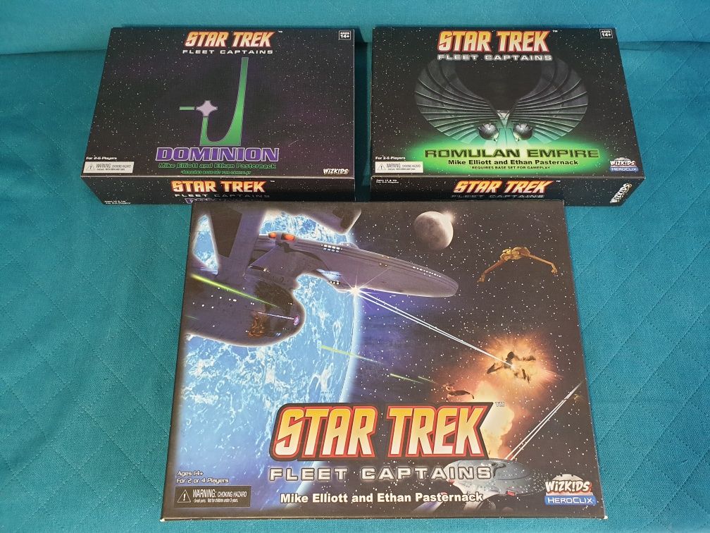 Star Trek Fleet Captains Core + Romulan Empire + Dominion Wizkids Hero