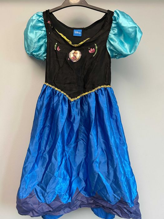 Strój przebranie Anna Frozen Kraina Lodu 5/6 lat