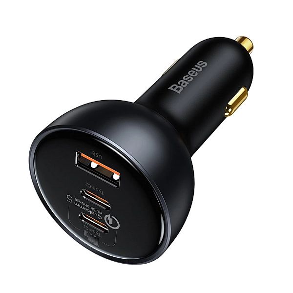 Baseus szybka ładowarka samochodowa USB / USB Typ C 160W PPS Quick Cha