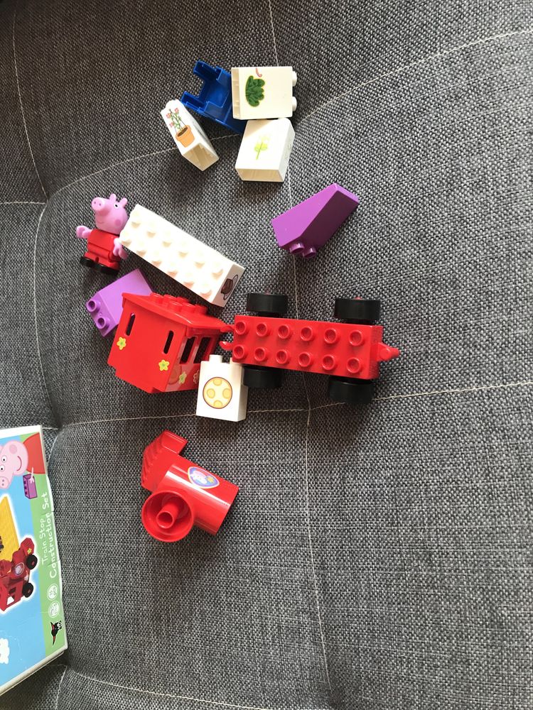 Klocki świnka pepa kompatybilne lego duplo
