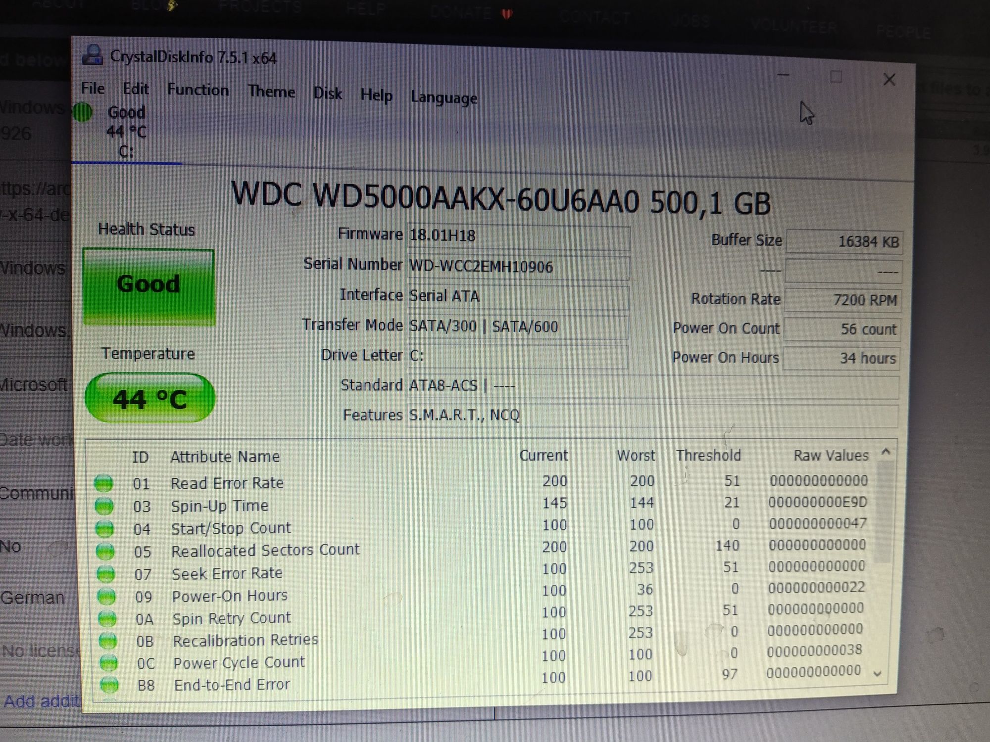 Dysk HDD WD Blue 500GB